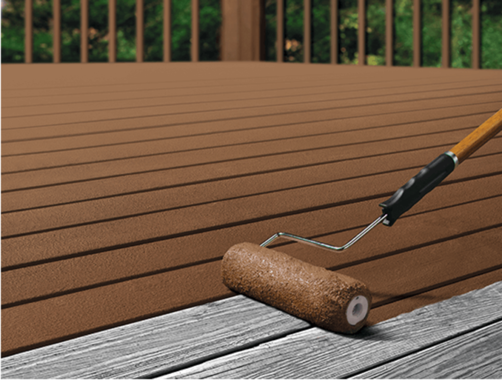 painting a deck